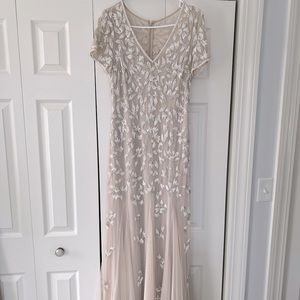 Adrianna Papell Beaded Gown- 10